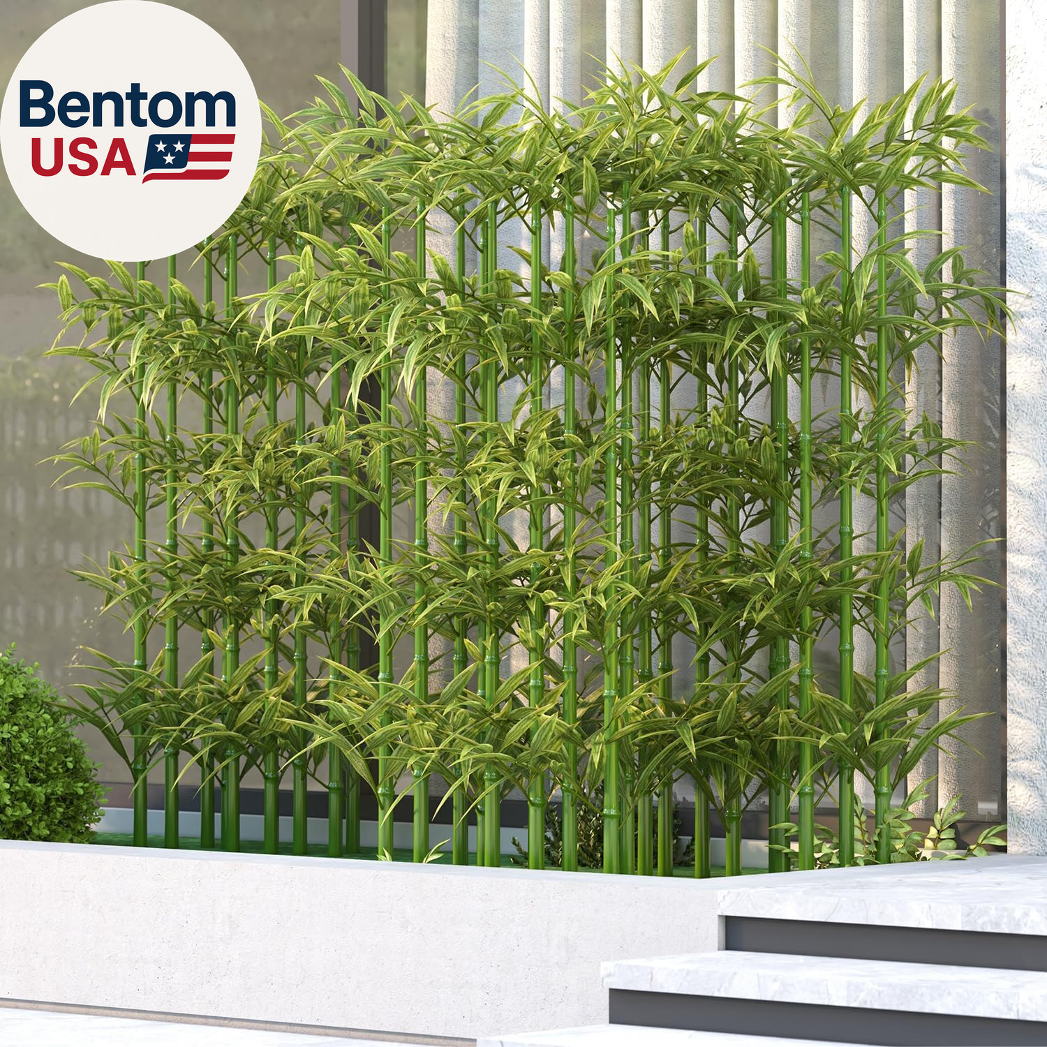 5Ft Fake Bamboo Plant 10 Pack, Artificial Privacy Plants Indoor Outdoor Faux Bam