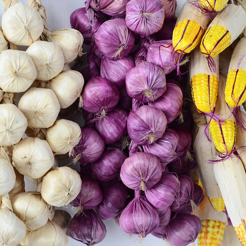 Artificial Onion 5PC Peppers Hanging String Fake Vegetable Fruit Home Decoration