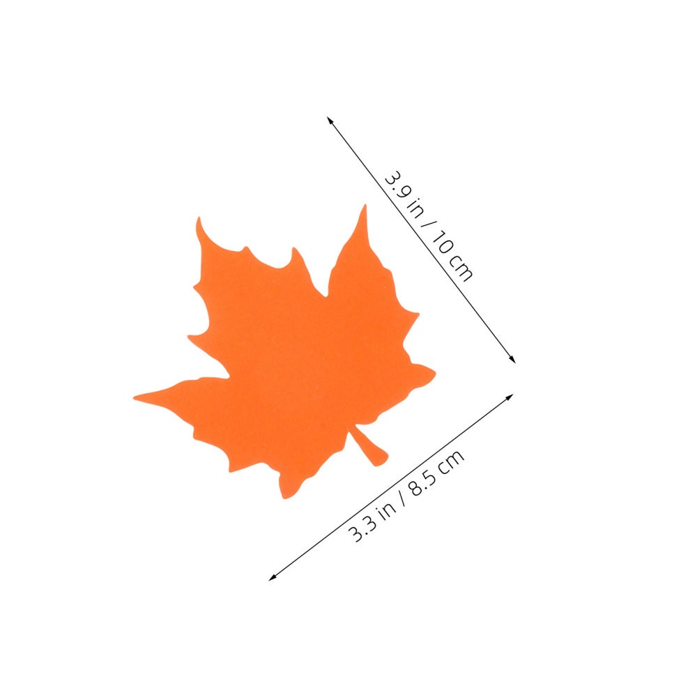 150Pcs Reusable Maple Leaves Paper Cutouts for Thanksgiving Bulletin Board Decor