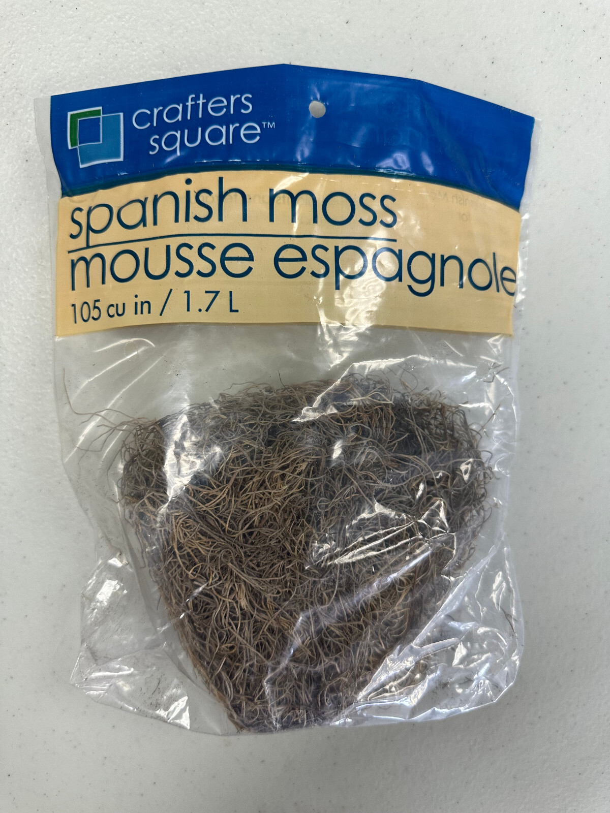 FLORAL SPANISH MOSS for Artificial Arrangements – 105 Cu. In. – FREE SHIPPING!!!