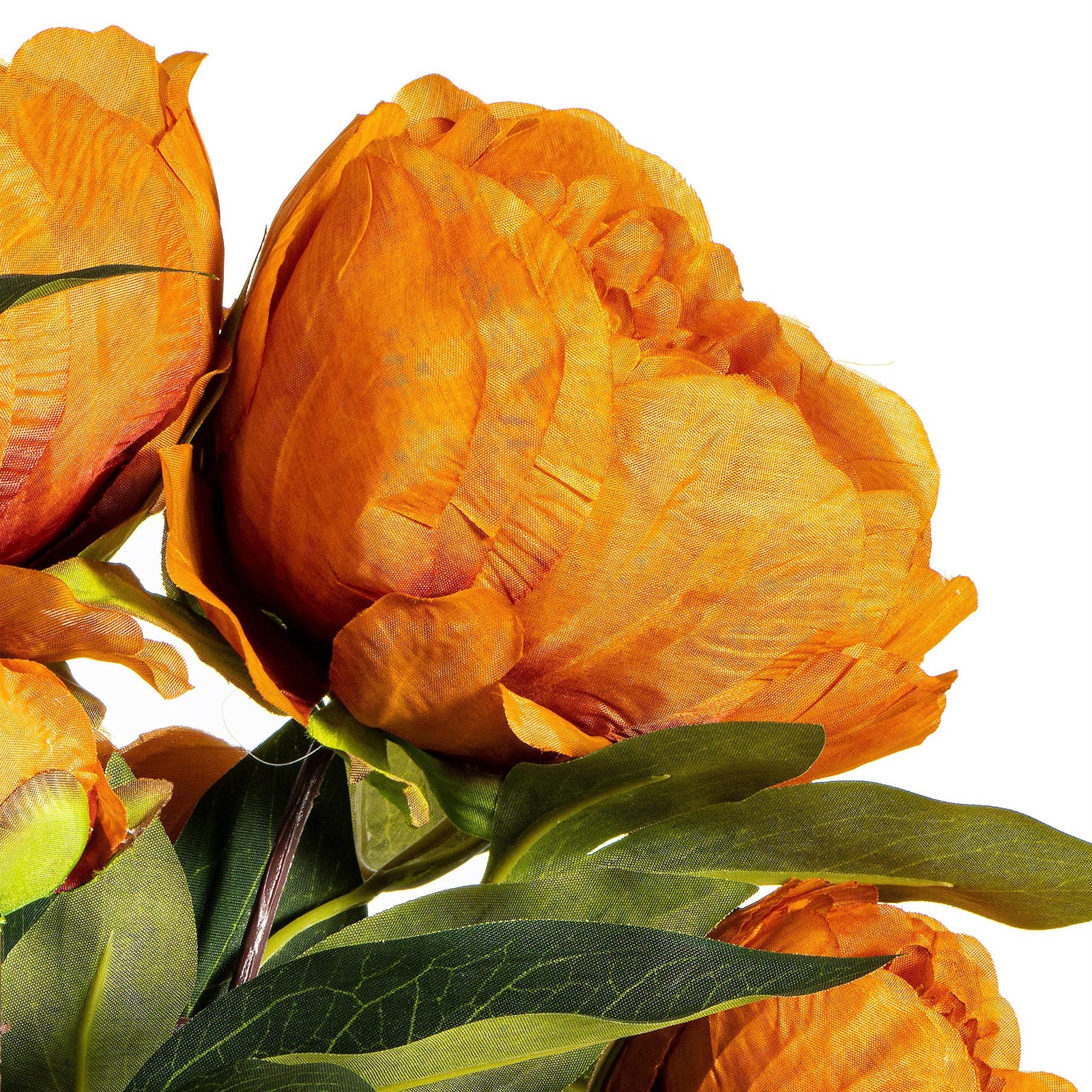 Vickerman 23″ Contemporary Fabric Artificial Peony Spray in Coffee
