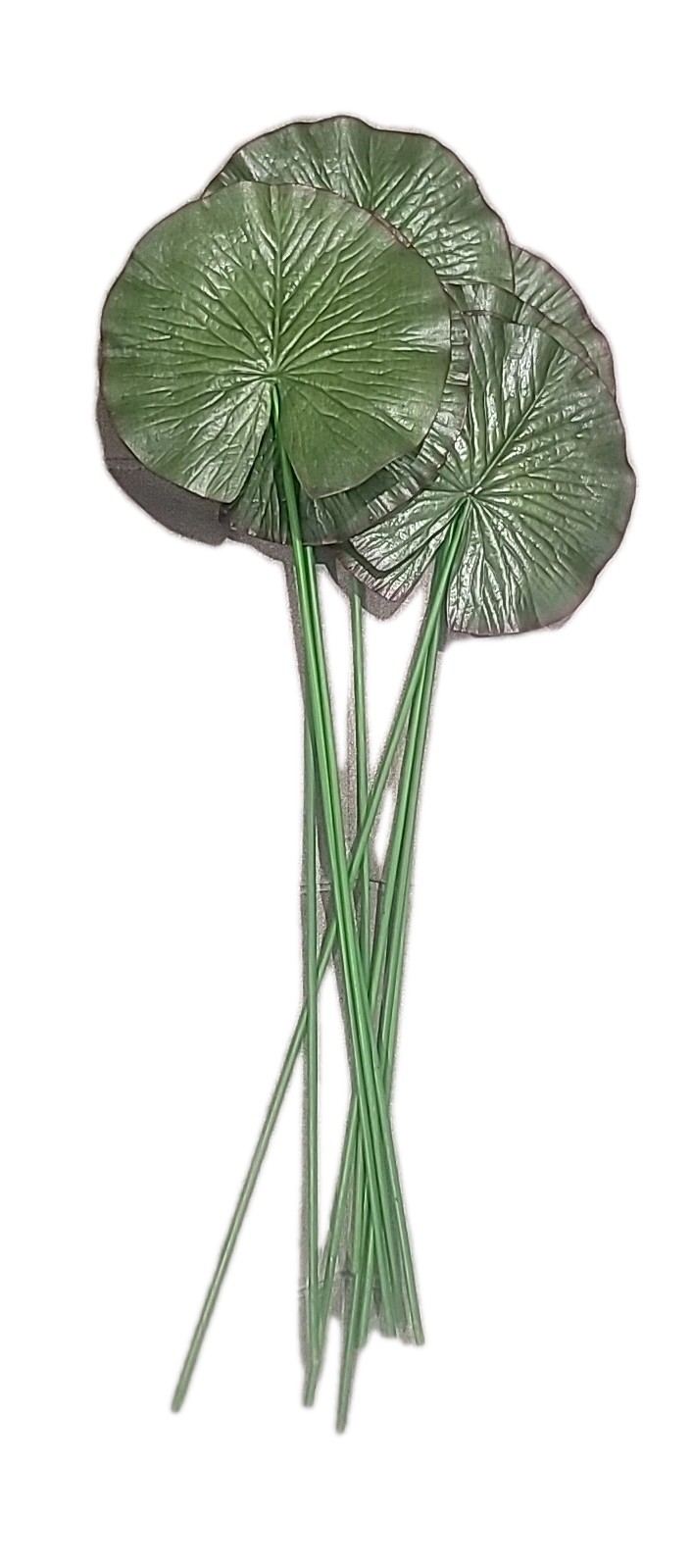 27” Faux Foliage Realiatic Plant Lotus Leaf (Set of 9), 9″ Leaves Decoration