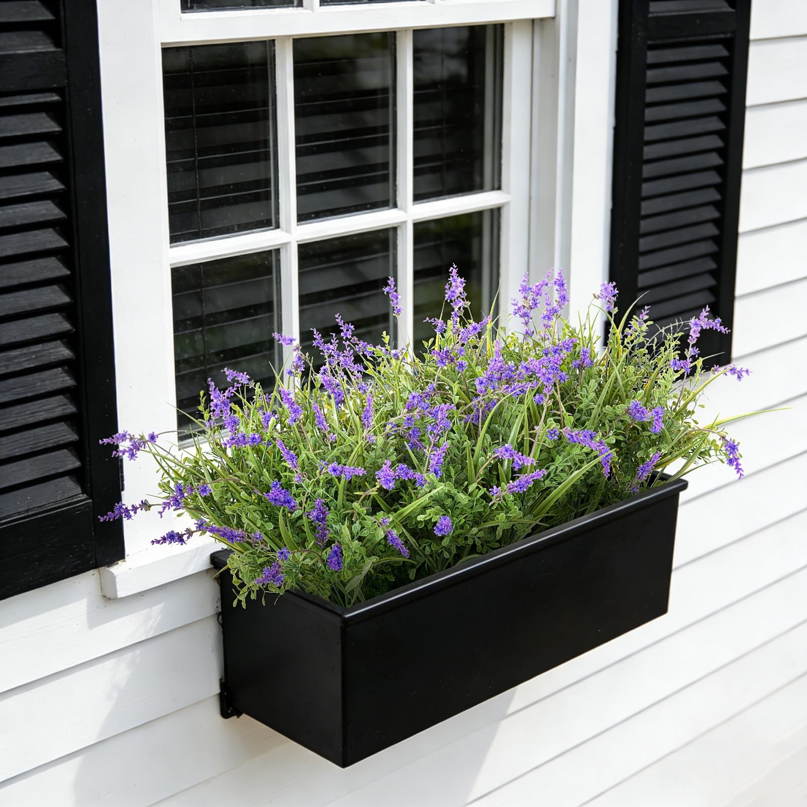 Best Hrobek Outdoor Faux Plants UV Resistant – 12 Bouquets Realistic Artificial
