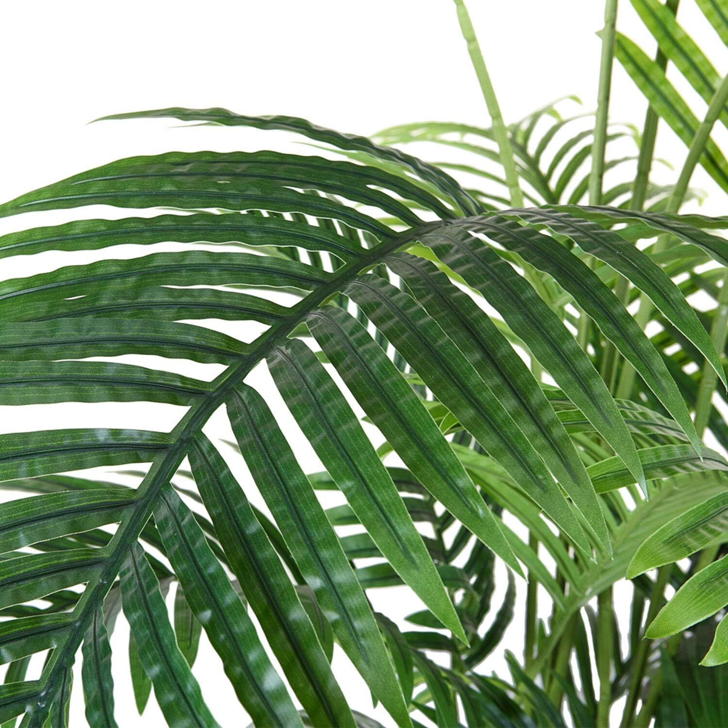 Artificial Areca Palm Plant Fake Palm Tree with Pot – Realistic Leaves