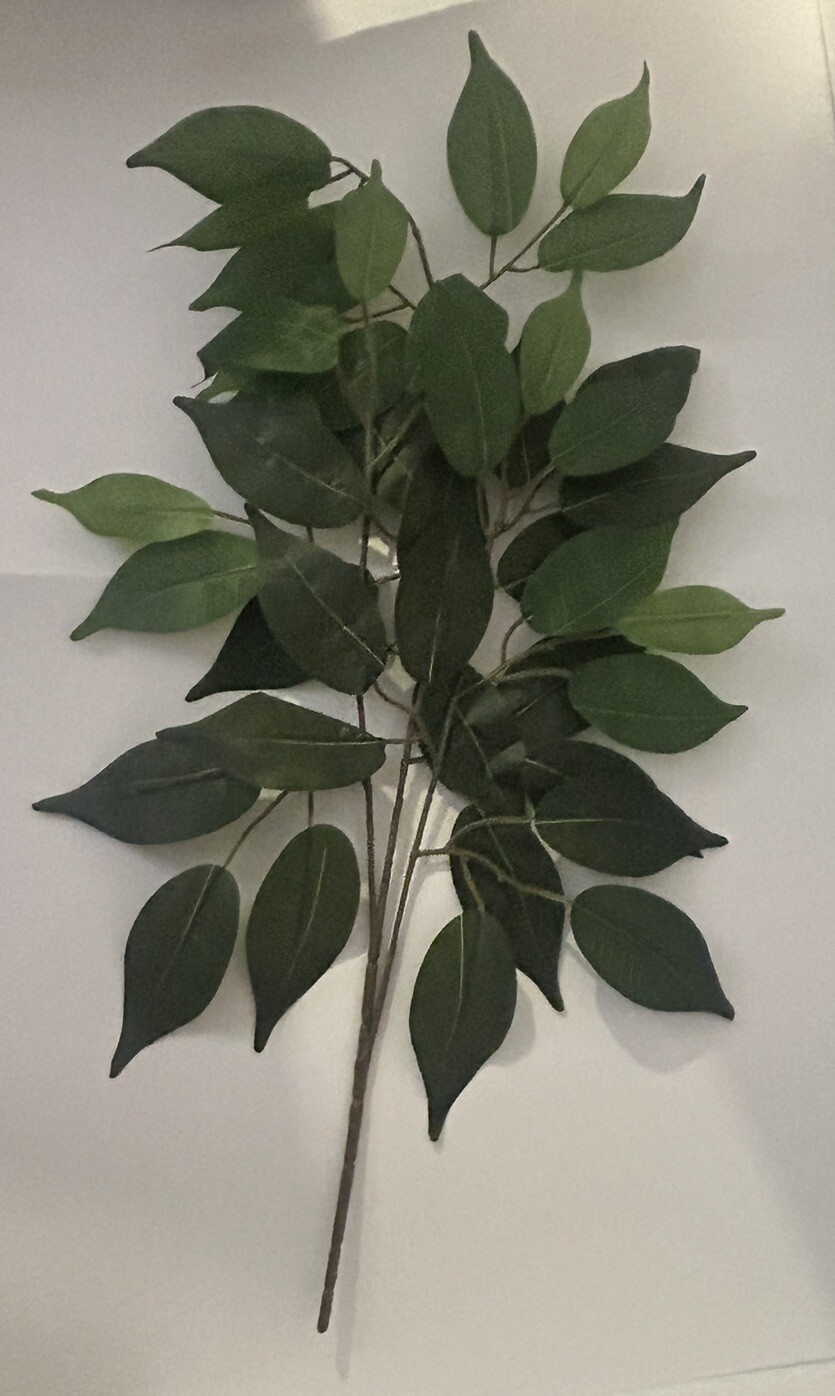 11Pcs Artificial Leaves Fake Ornaments Decors Leaf Branch-Realistic Leaves