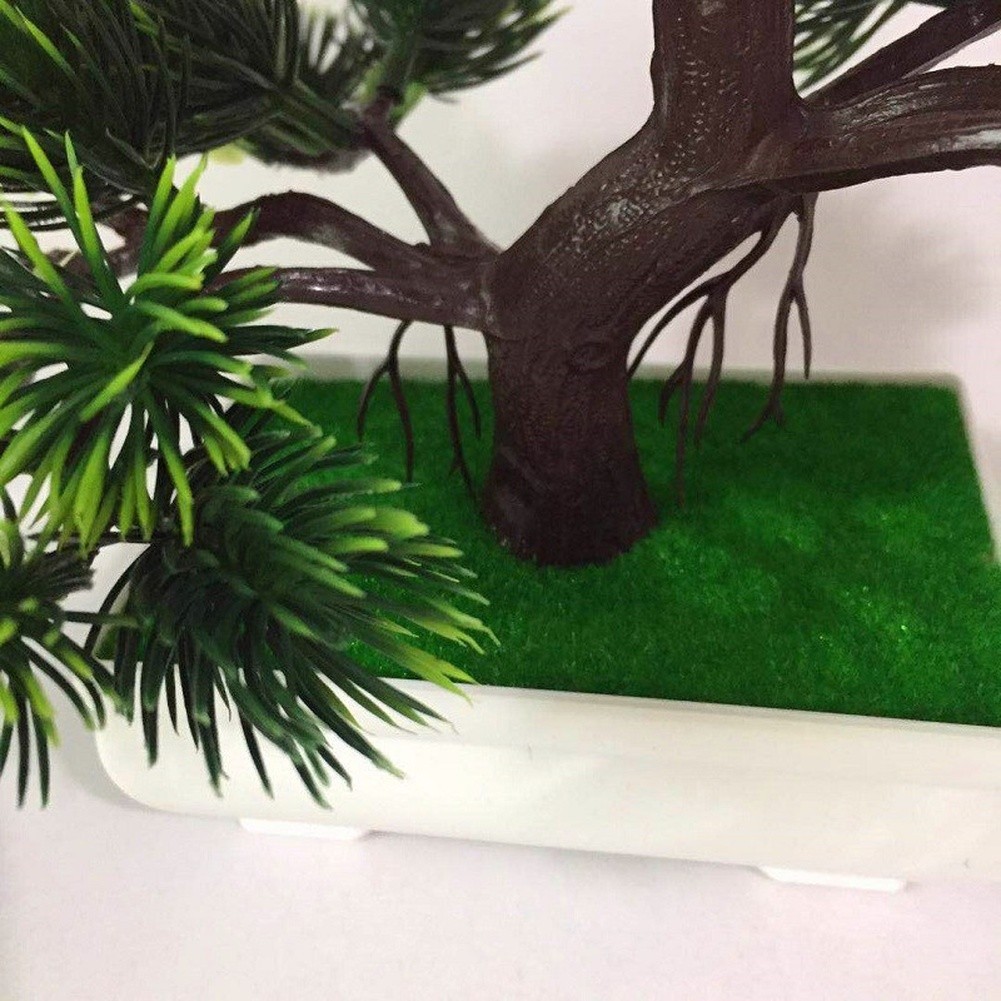 Artificial Colored Pine Bonsai 26cm For MINI Fake Plant for Indoor Spaces