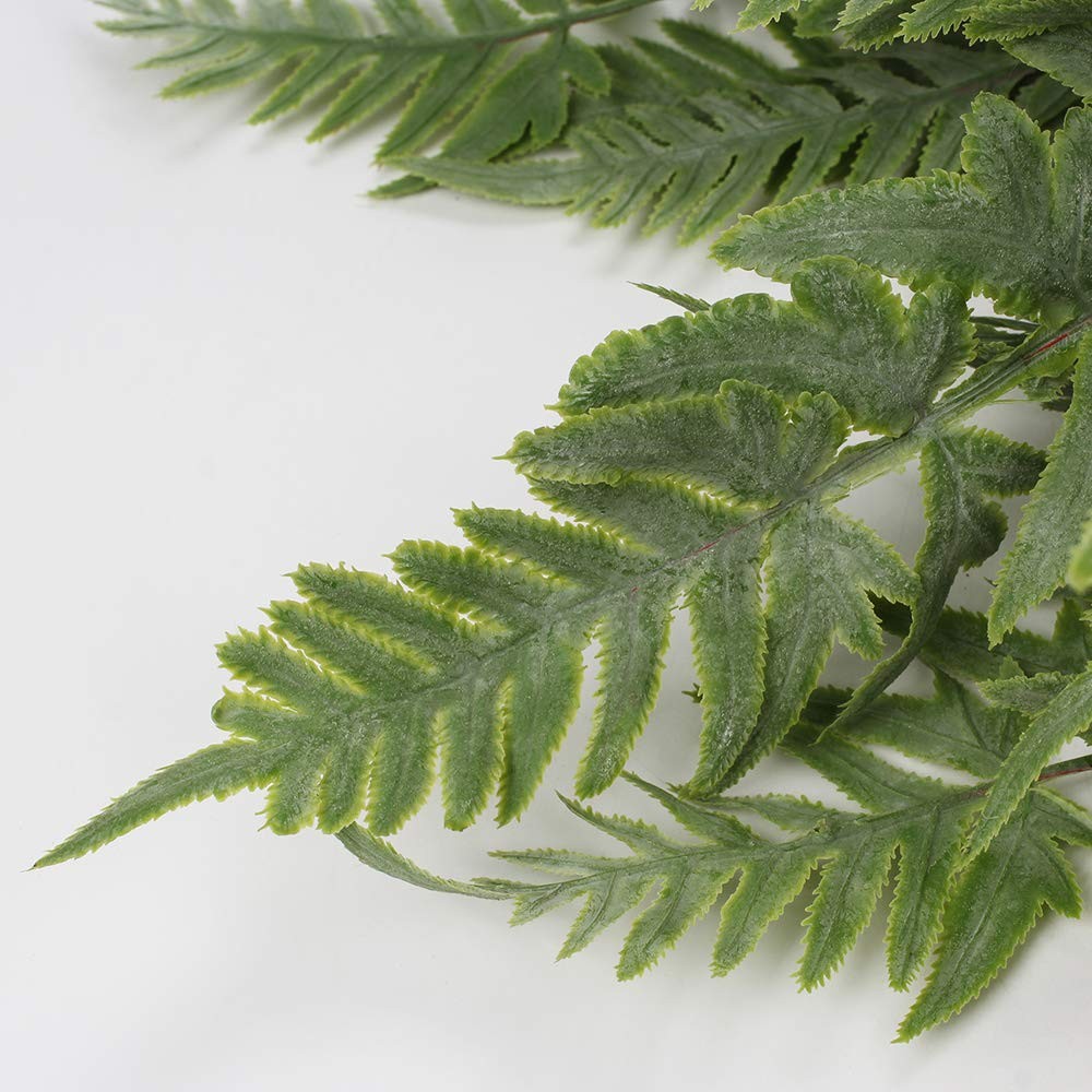 30″ Artificial Boston Fern Plants Bushes Fake Shrubs Bush Greenery Plants Fau…
