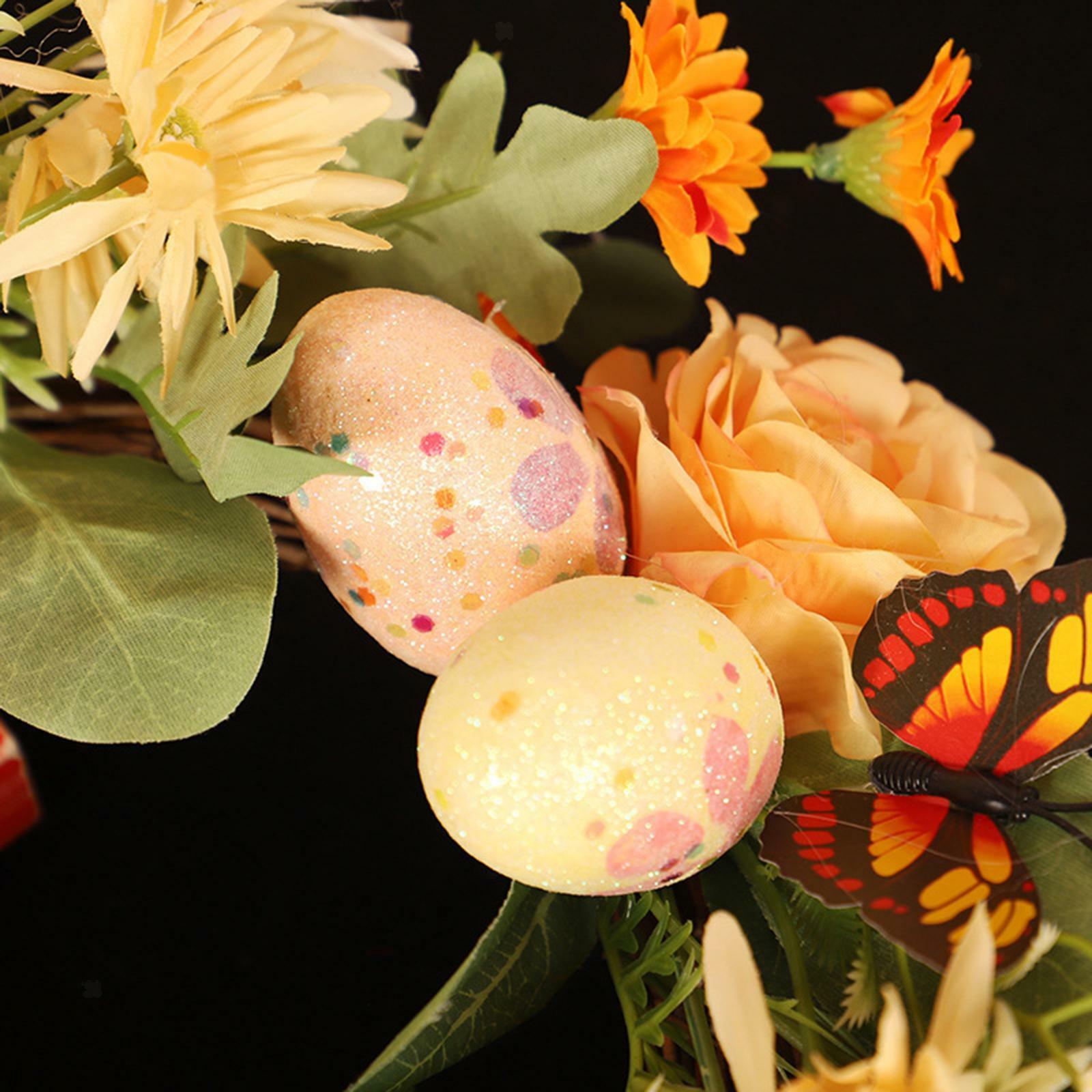 Hanging Easter Wreath Birds Eggs Wreath Gifts for Front Fall