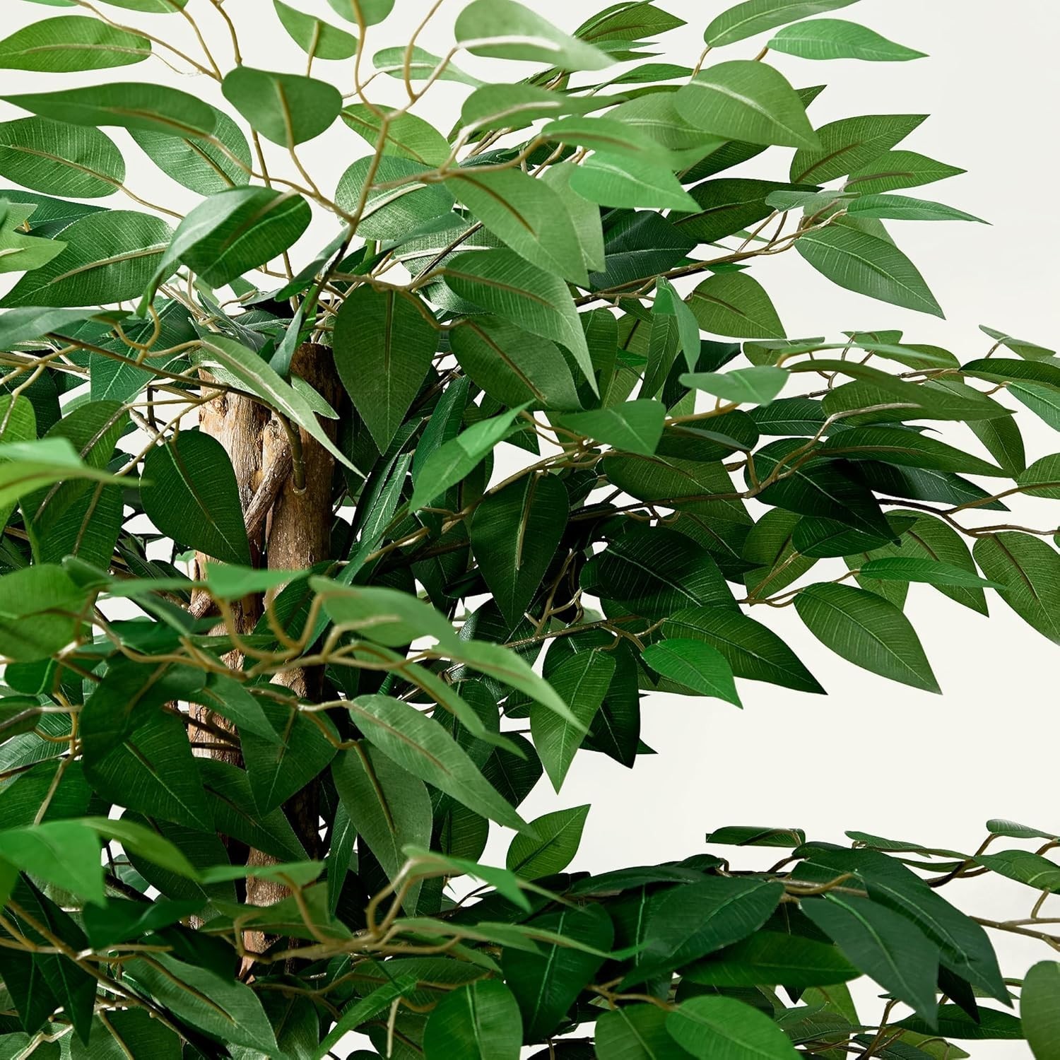 Artificial Ficus Tree with Sturdy Nursery Pot, 5FT Faux Silk Plant for Indoor…