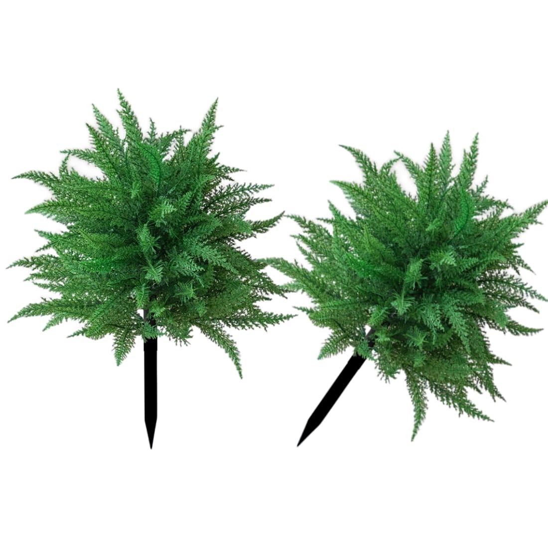 2pcs Artificial Plant with Ground Spike,Artificial Topiary Plant Bushes for I…