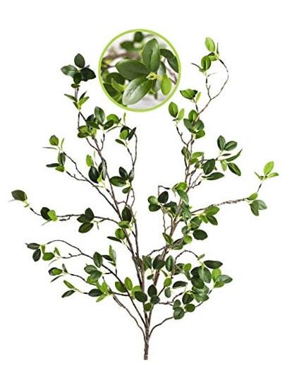 Artificial Plant 43.3 Inch Green Branches Leaf Shop Garden Office Home 6