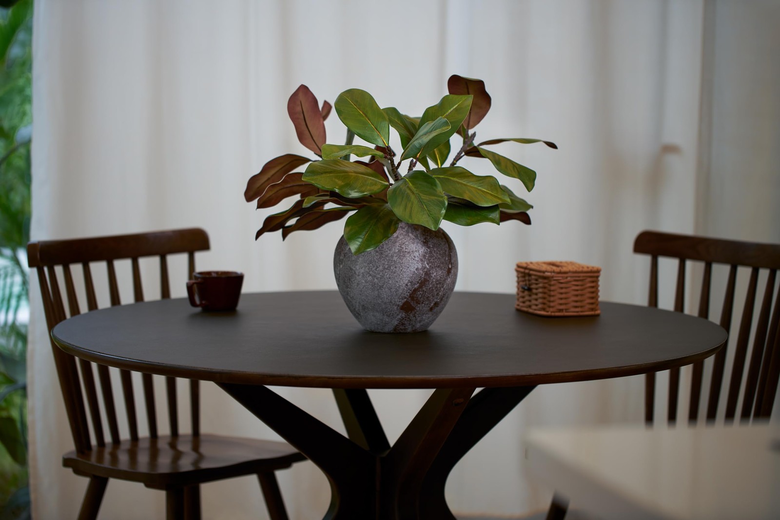 22 Inch Realistic Southern Magnolia Branches Real Touch Leaves Set Of 3