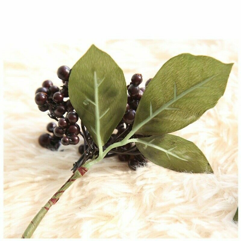 Bean Branch Simulation Flower Christmas Berry Artificial Flower Home Decor
