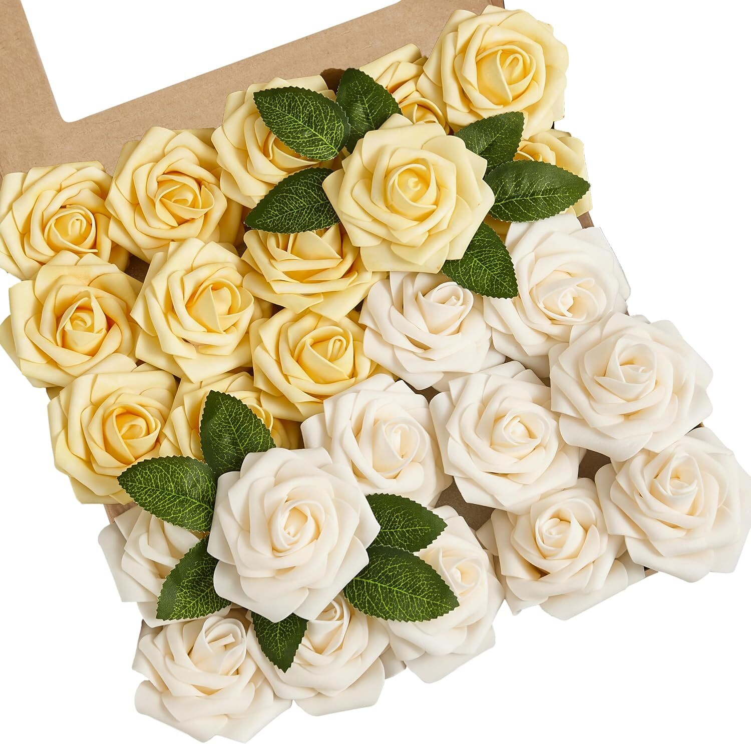 25pcs Artificial Flowers,Personalized Custom for Arrangements/Party Decorations