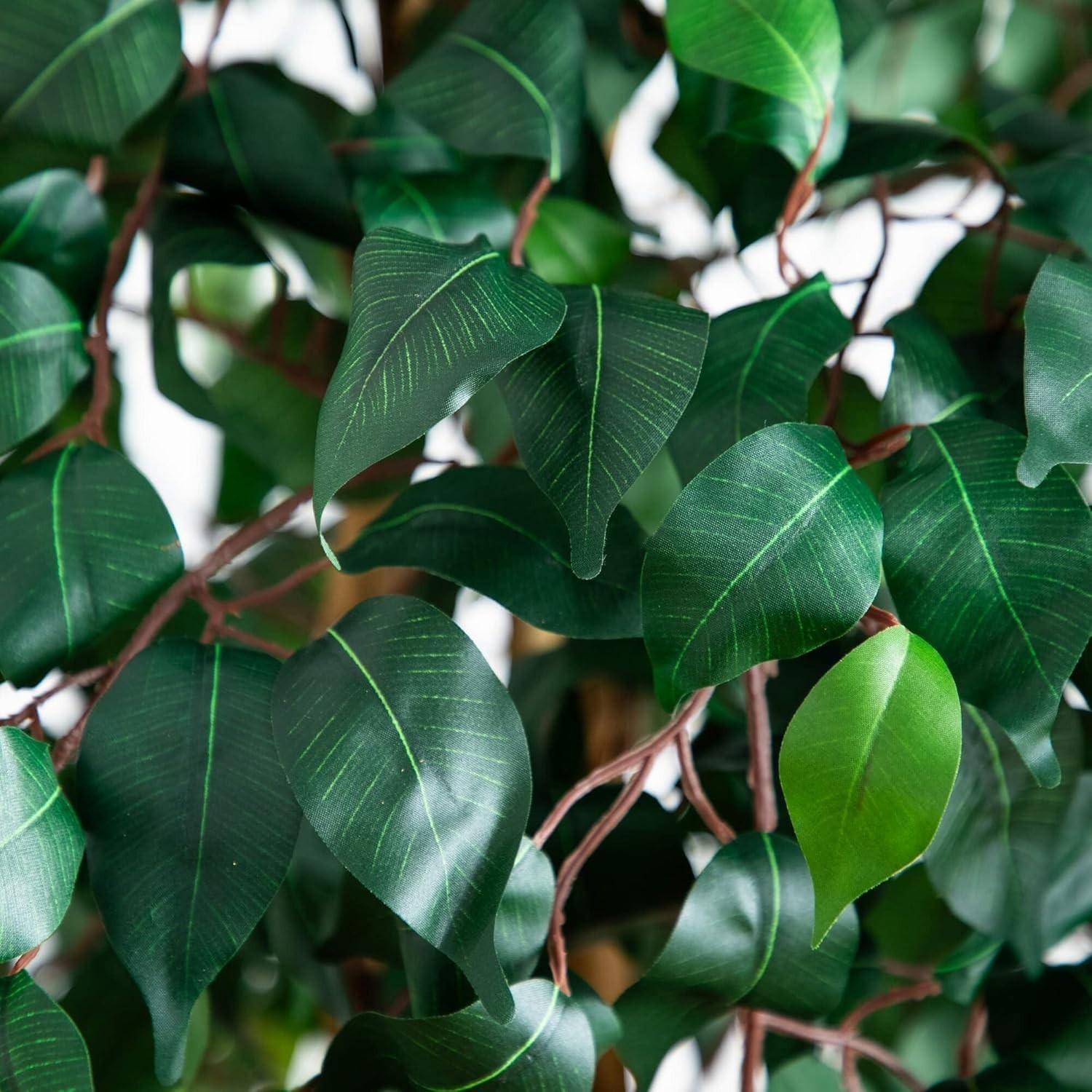 74″ Artificial Ficus Tree – Lush Greenery for Home Decor