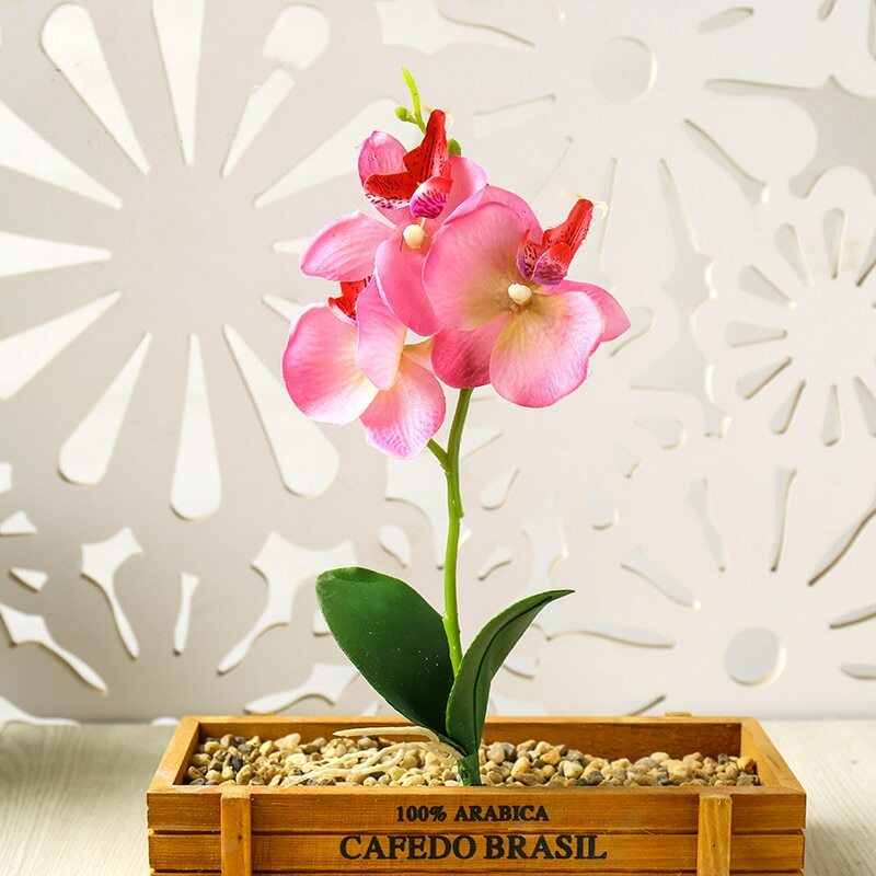 Artificial Butterfly Orchid Flowers Wedding Party Home Decor Fake Flower