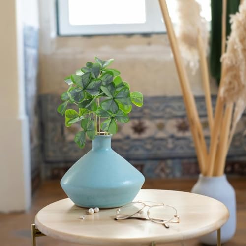 11 * 6 Inch Artificial Shamrock Plant, Faux Clover Greenery 26.00X16.00X3.00CM