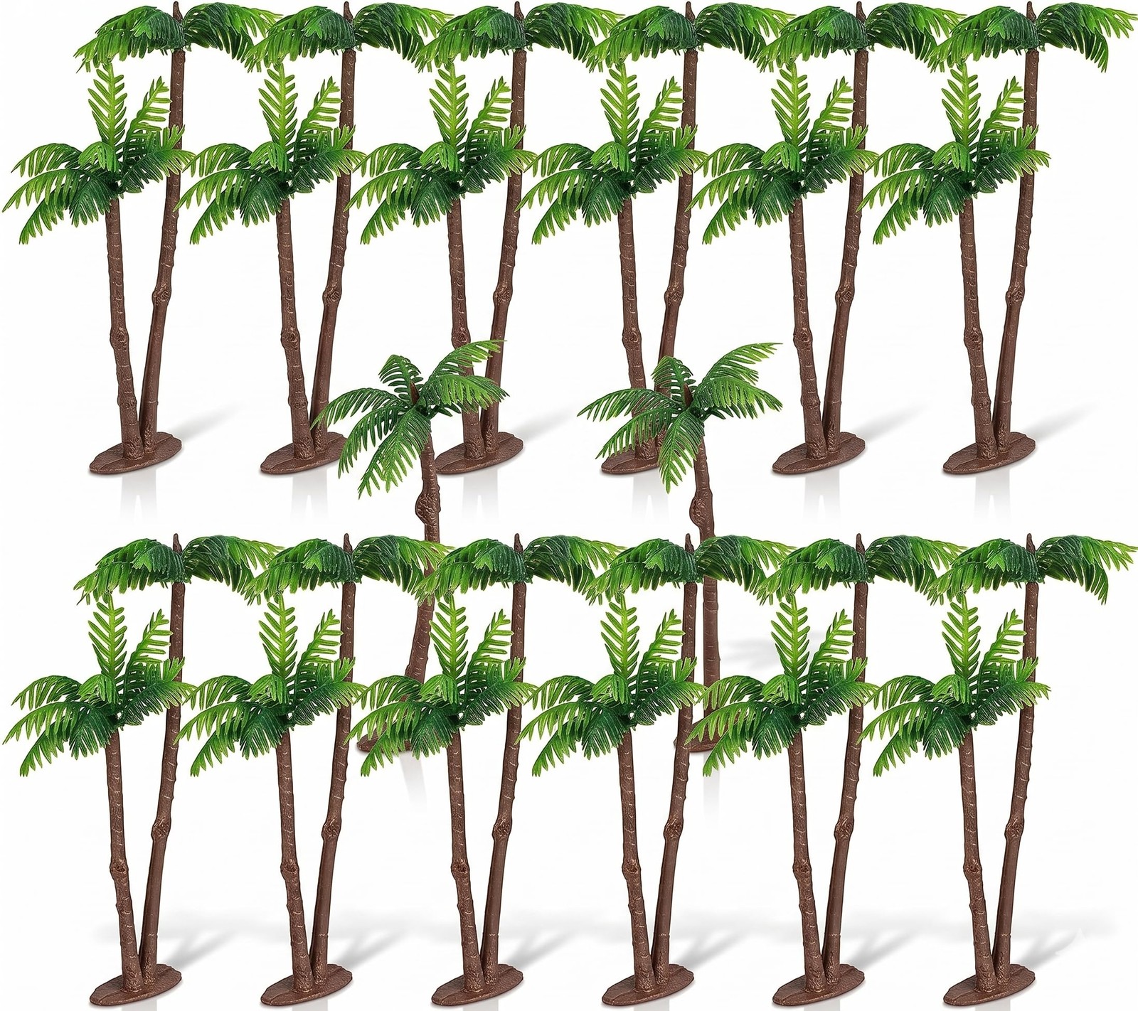 12PCS Miniature Trees Artificial Mini Palm Tree Cake Toppers Premium Diorama …
