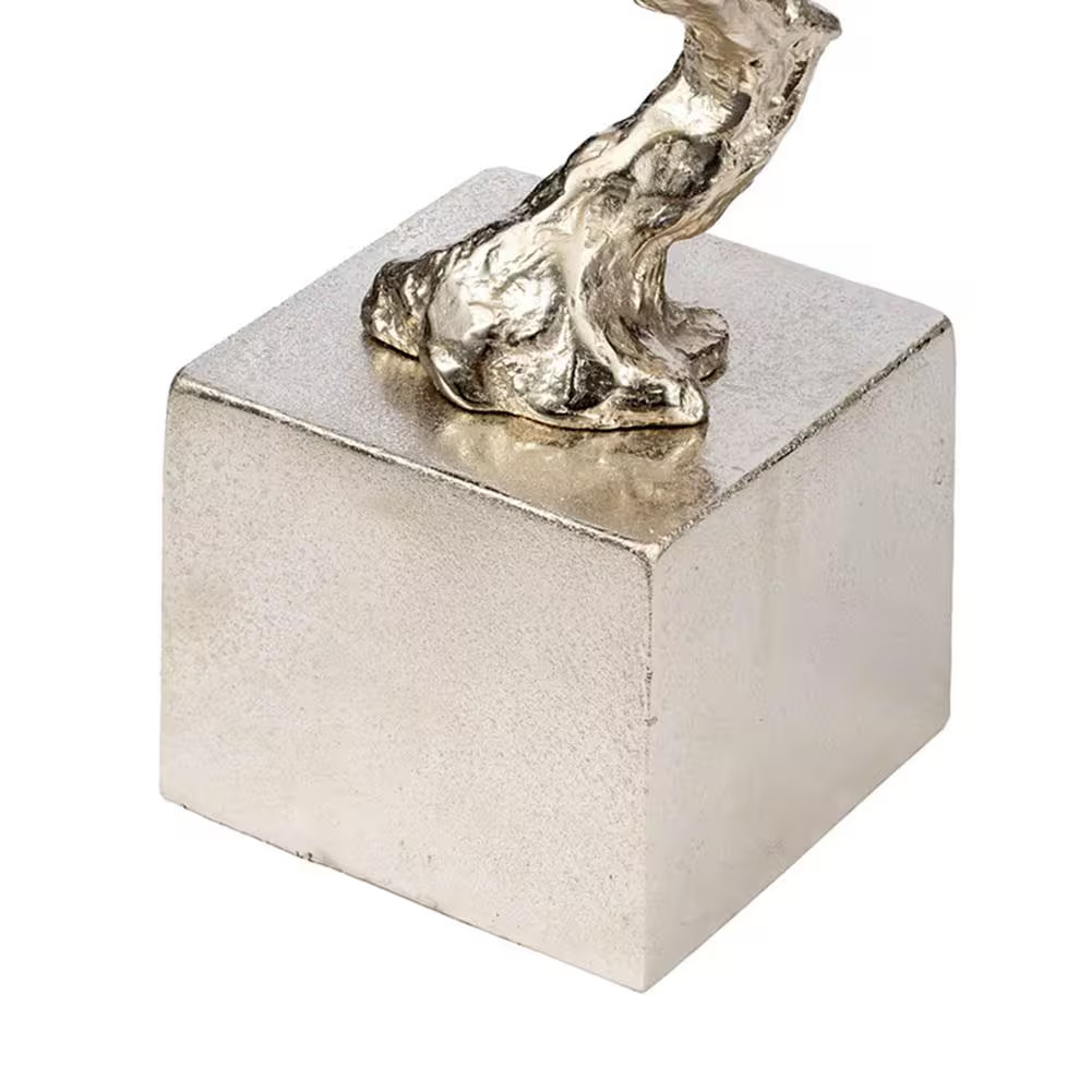 Silver/Gold Branch Irregular Decor Accent