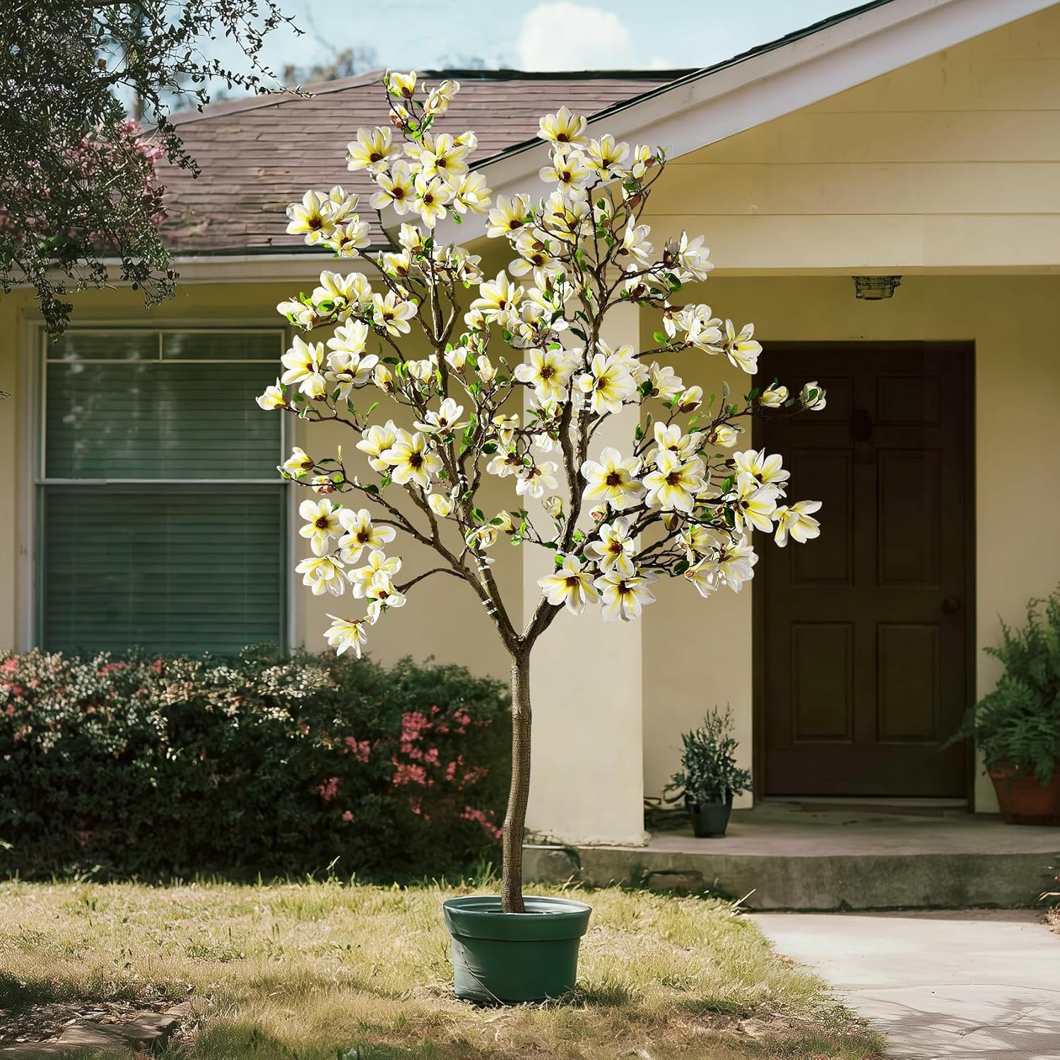 Realistic Cherry Blossom Tree – Indoor/Outdoor Decorative Plant for Home & Offic