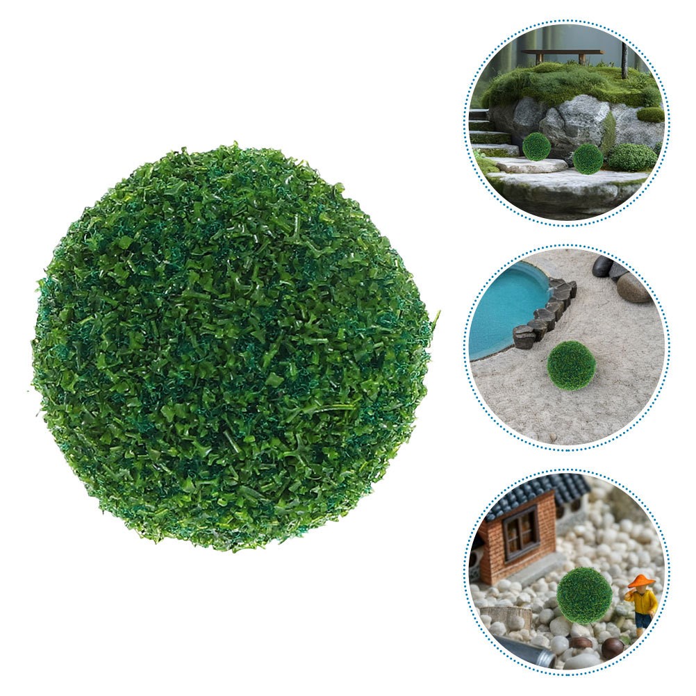 10Pcs Reusable Miniature Faux Topiary Balls Green Decorative Garden Spheres