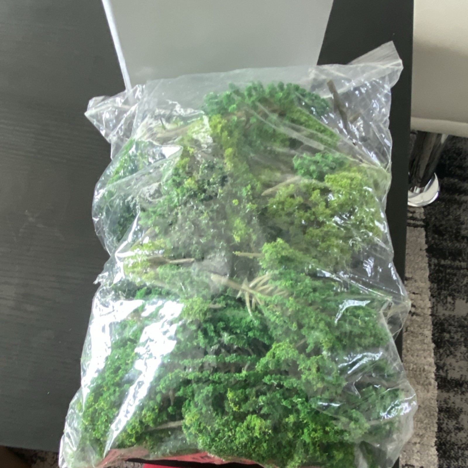 SKYLETY Artificial Green Moss Bunch 8in x 8in Silk Floral Decor Nature