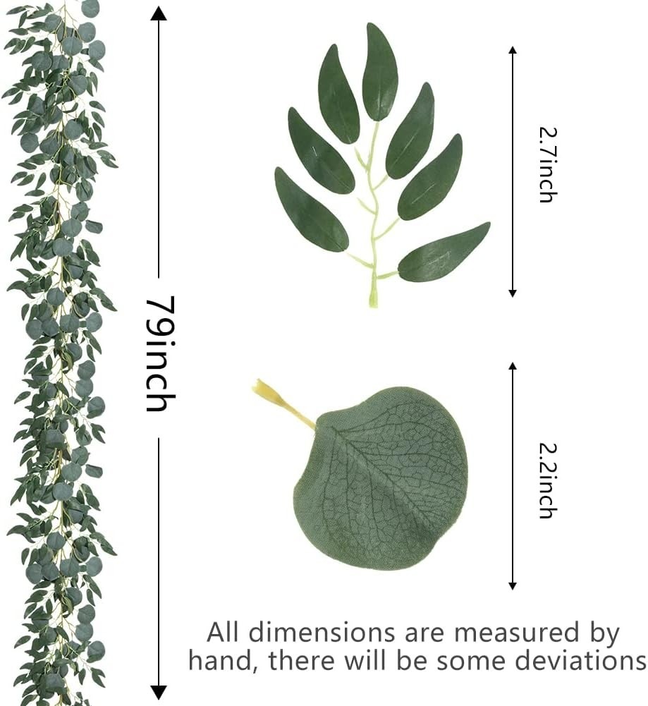 78 Pies Guirnalda Colgante De Plantas Decorativas Para El Hogar, Kit De 3 Hebras