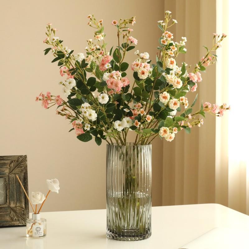 73CM Artificial Rose Silk Flowers Wedding Decoration Bouquet Home Decor