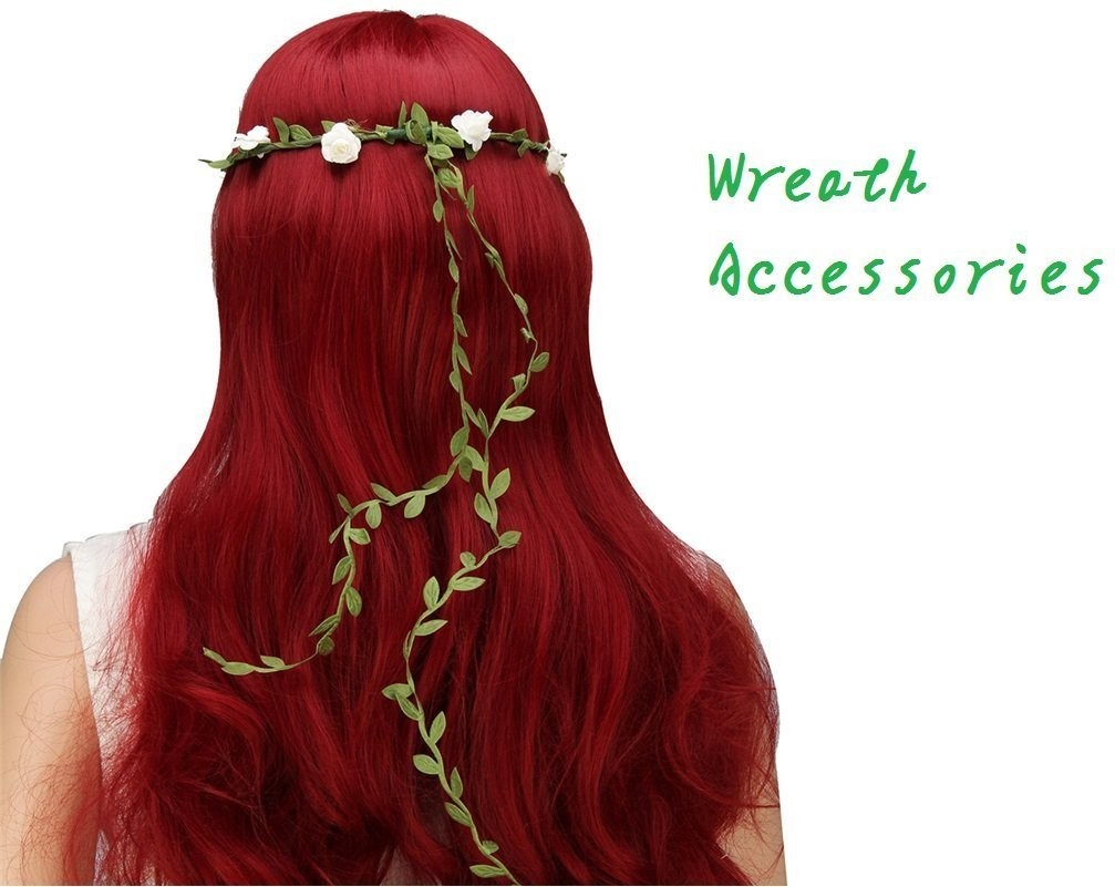 66 ft Leaf Ribbon, Artificial Eucalyptus Garland Rattan Leaf String, Decorati…