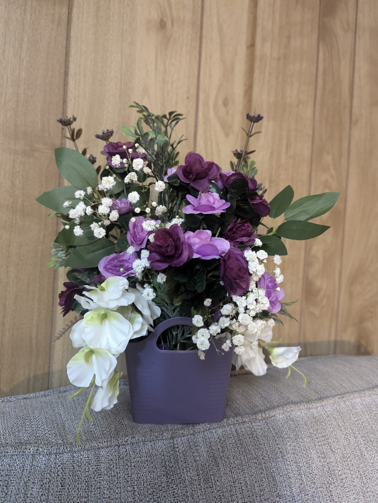 Countertop Floral purple roses Bathroom Custom Made Use With Croscill Chambord