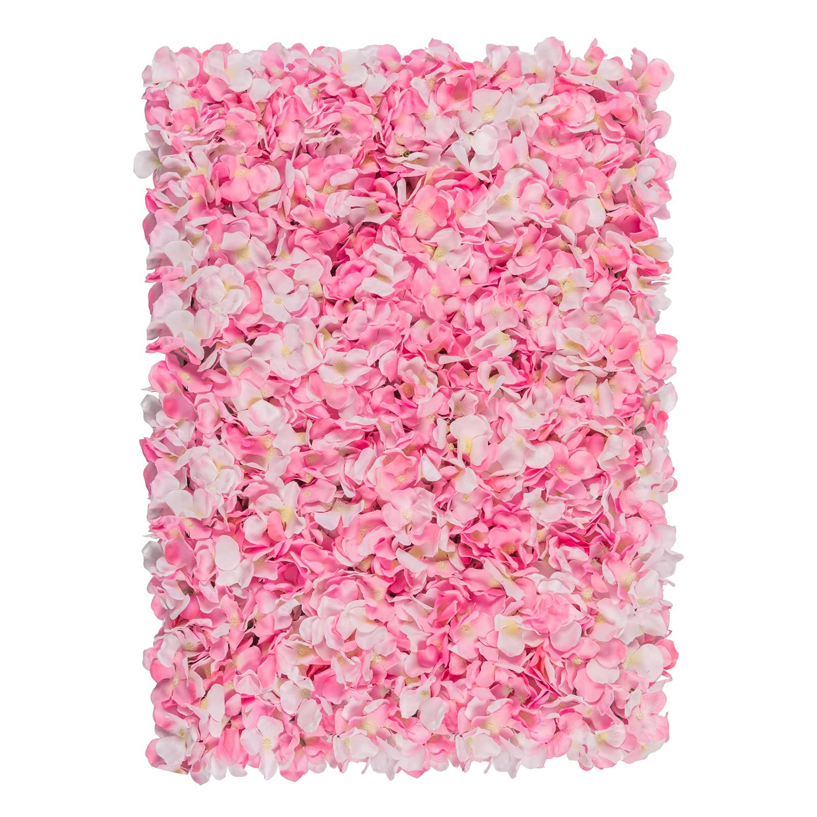 Flower Wall Panel Set, U’Artliens Artificial Wall Flower Backdrop 24×16 Inch …