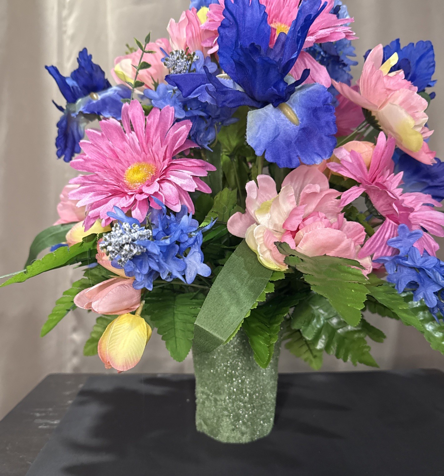 Cemetery Flowers Sympathy Grave Flowers Artificial Arrangement Memorial Tribute
