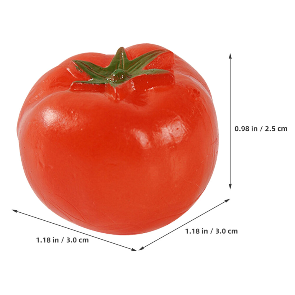 5PCS Simulation Mini Tomato Props Artificial Tomato Models Tomato Mini Decor