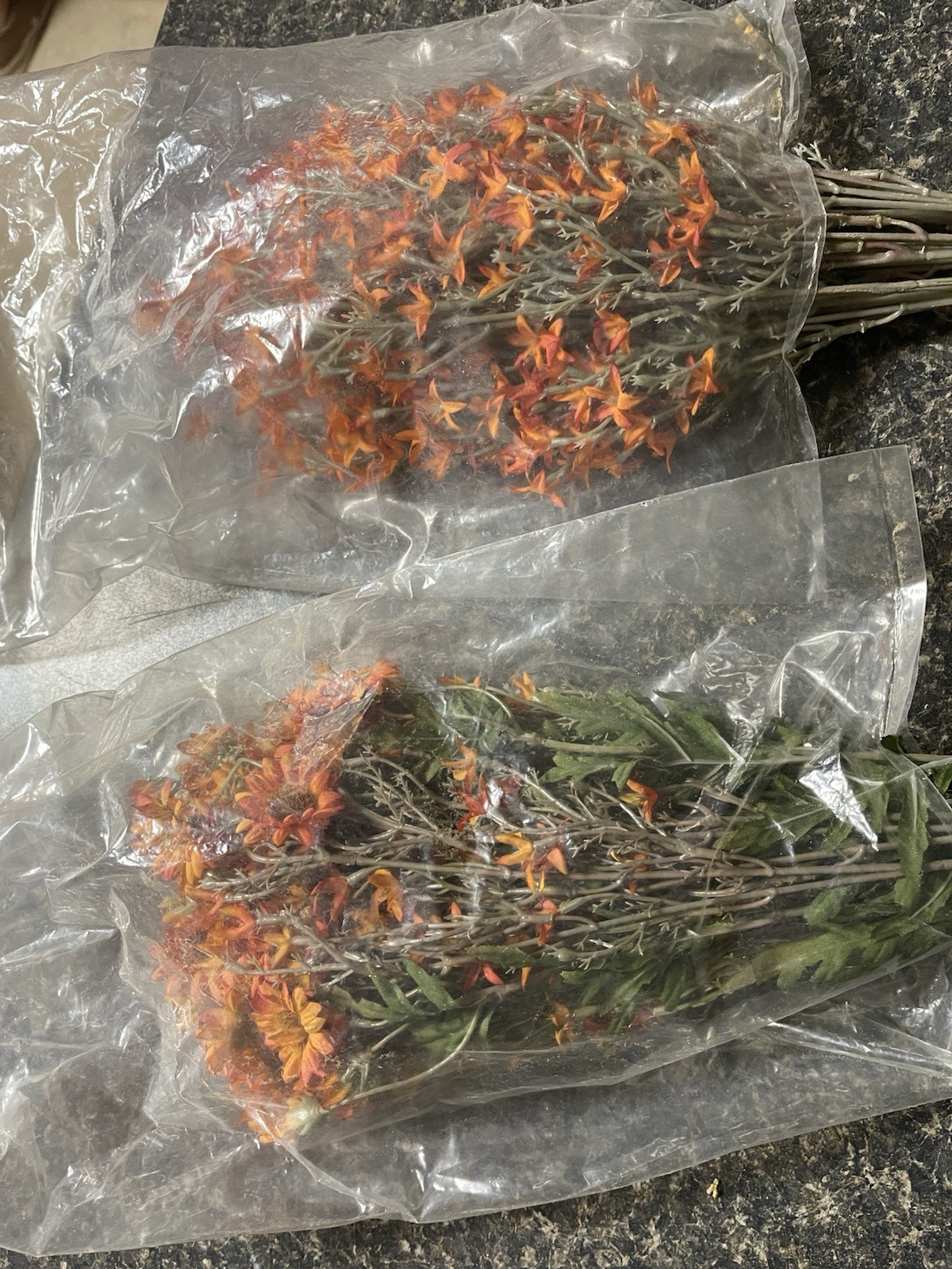 Lot Of 2 Stems 18” Artificial Flowers