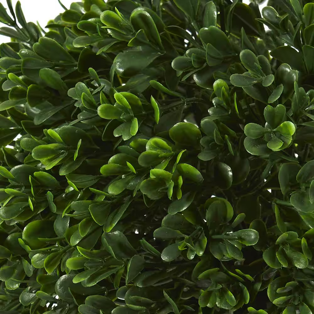 10 In. Boxwood Topiary Artificial Plant UV Resistant (Indoor/Outdoor)