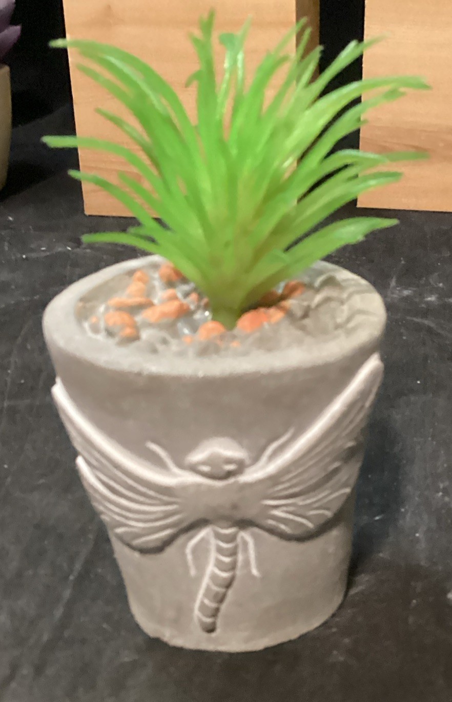 Decorative Fake Potted Succulents. New and Gently Used lot of 10 (F2)