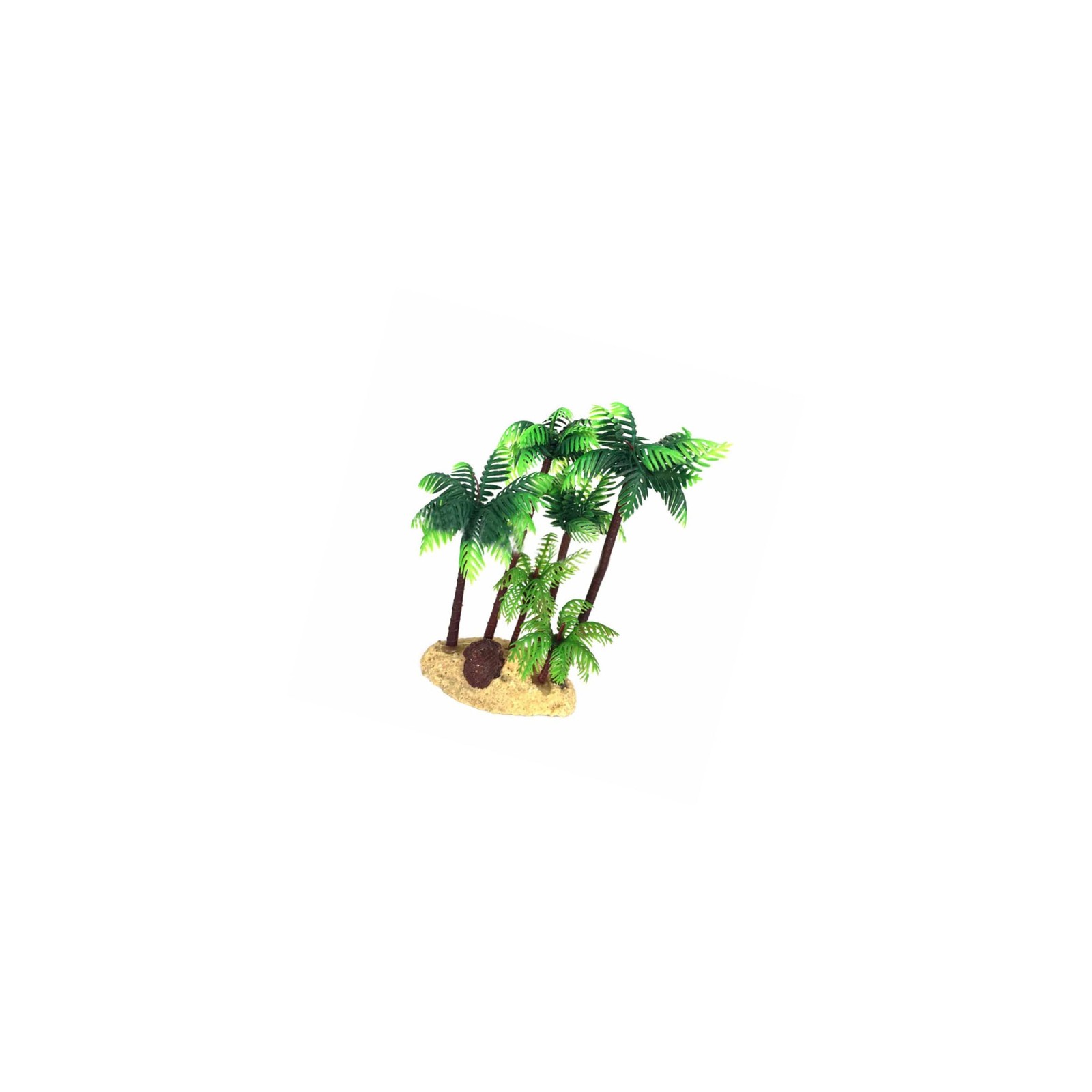 Coconut Palm Tree Miniature Plant Bonsai Craft 5.51In Artificial Palm Tree De…