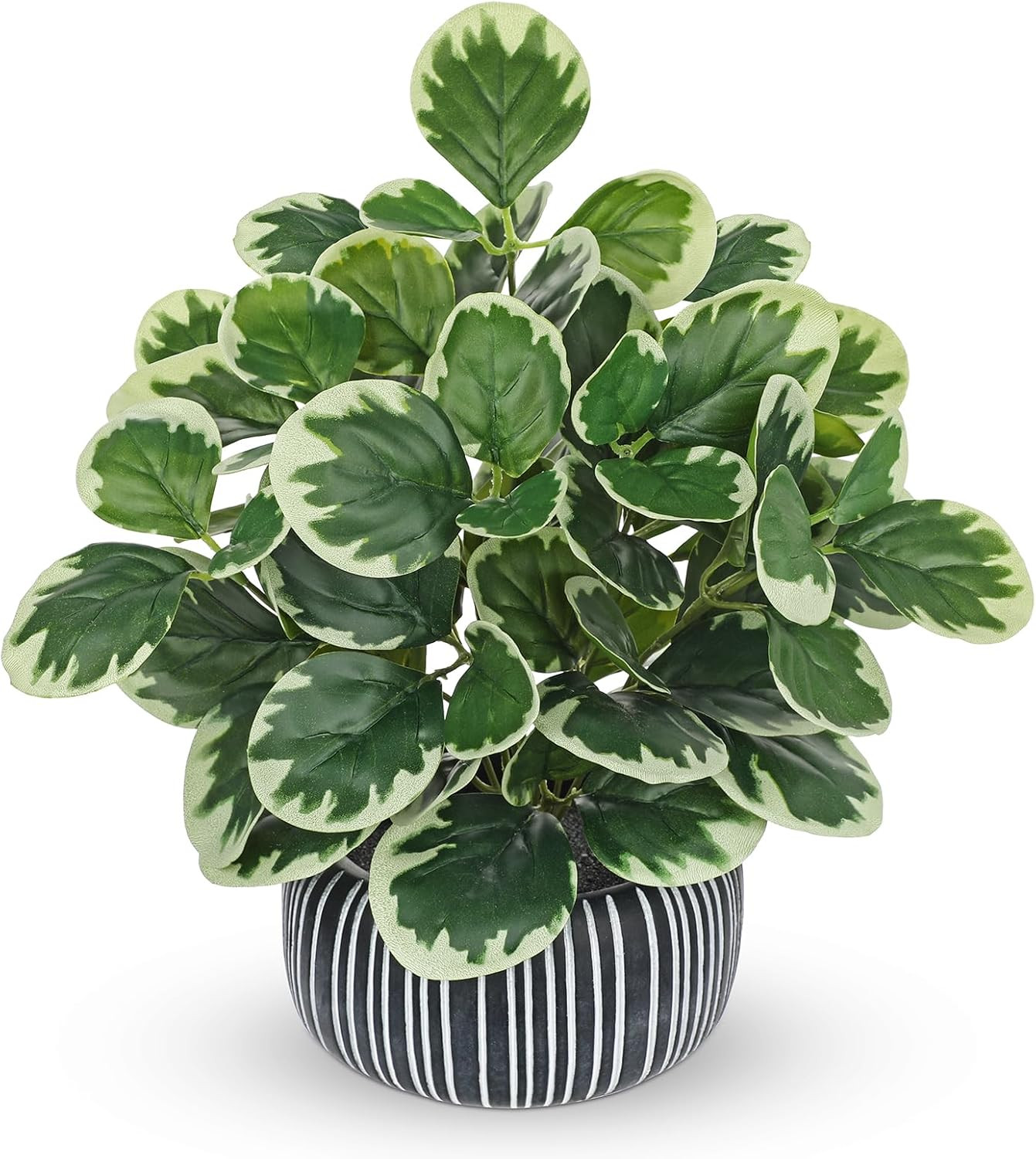 14.5″ Artificial Plants Indoor Home Decor Small Faux Plant | Silk Fake Potted Pl