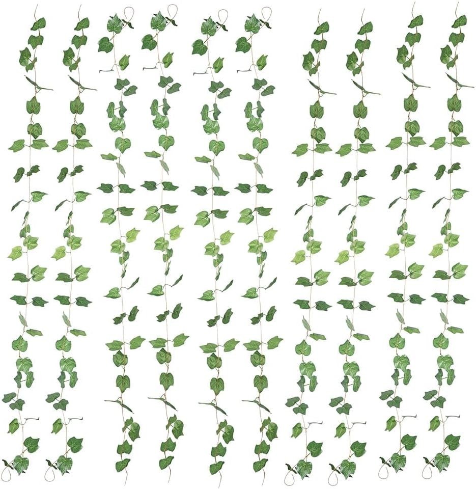 Reusable Artificial Grape Plant Garlands – 36 Leaves for Stunning Fall Display