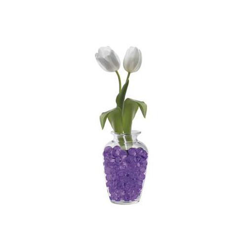 Purple gel beads, store water for flowers – vase decor