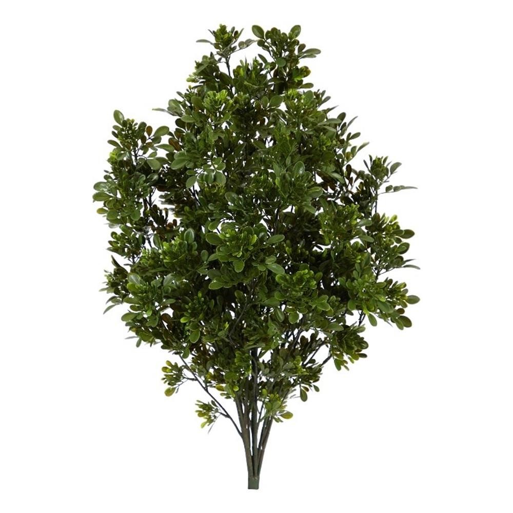 Nearly Natural 2.5ft Tea Leaf Artificial Plant UV Resistant (Indoor/Outdoor)