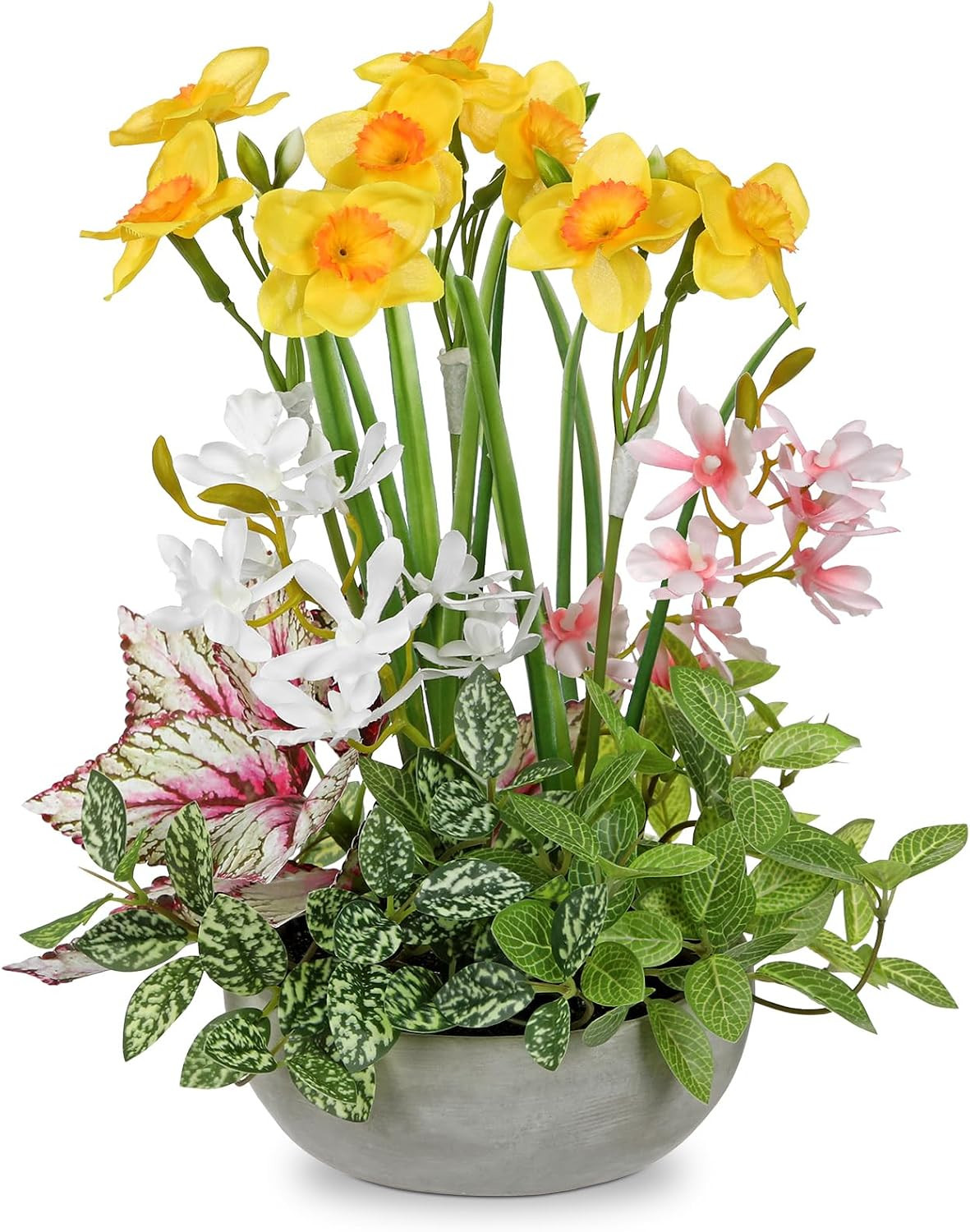 Realistic 11.8″ Artificial Flower Centerpiece for Home & Office Decor