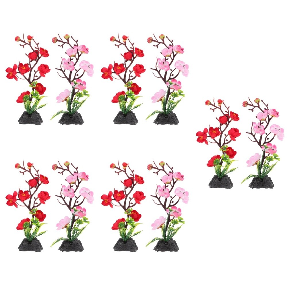 10 Pcs sashimi serving plate ornaments sushi table flower decor Flower Dish