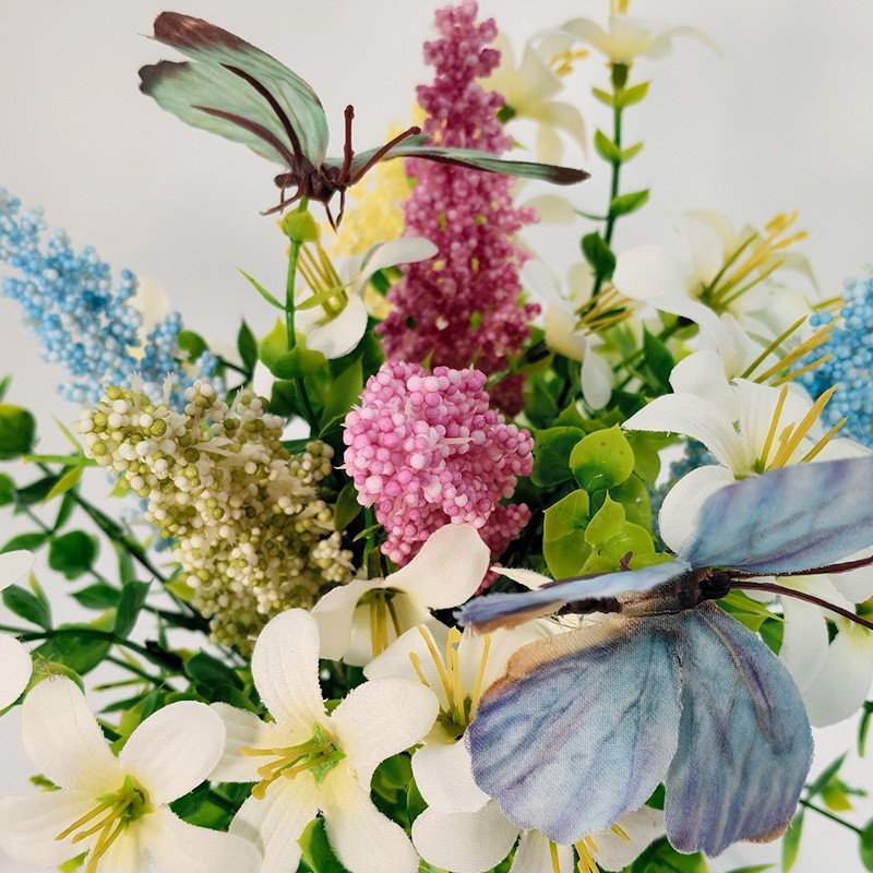 3D Butterfly Artificial Flowers for Party Decoration Garden Wedding Home Setup