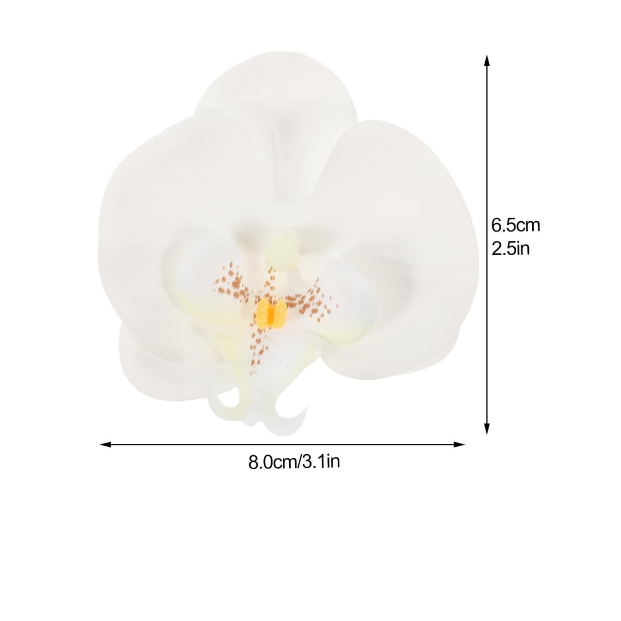 5PCS Hawaiian Flower Hair Clips,Fake Orchid Fabric Flower for Crafts Home Wed…