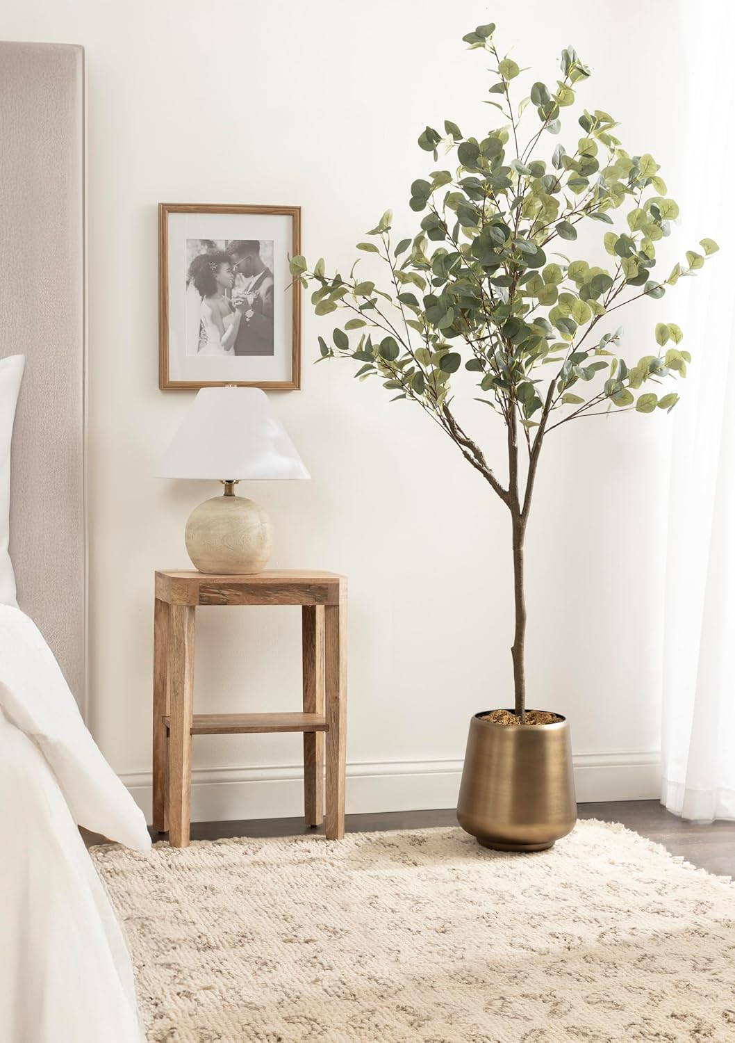 Eudora 6FT Faux Eucalyptus Tree – Realistic Potted Indoor Plant Decor