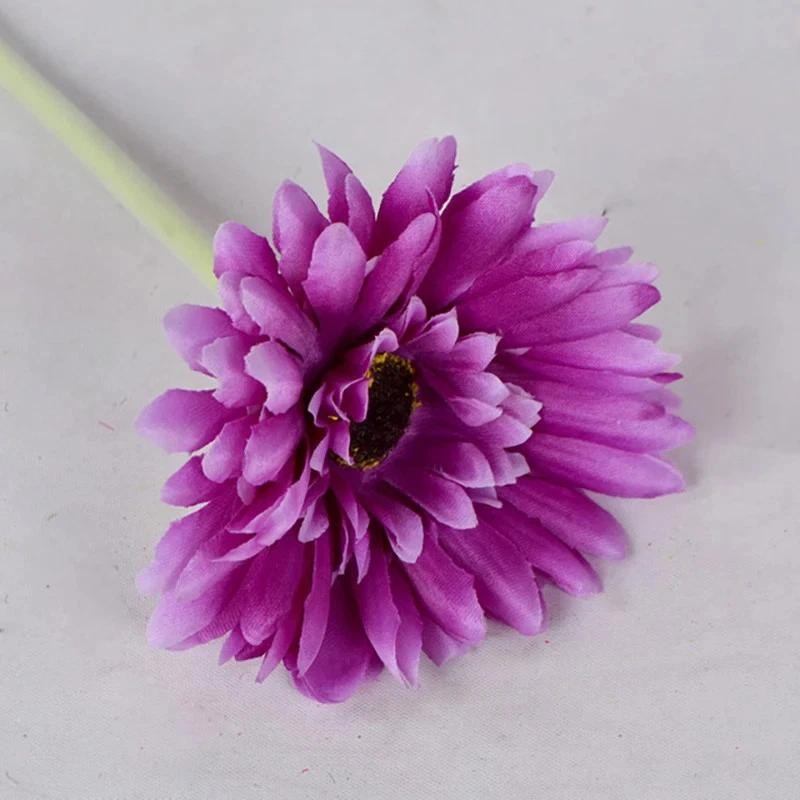 New 2/5pcs Artificial Flower 10cm Silk Daisy Coreopsis Gerbera Fake Flower Decor