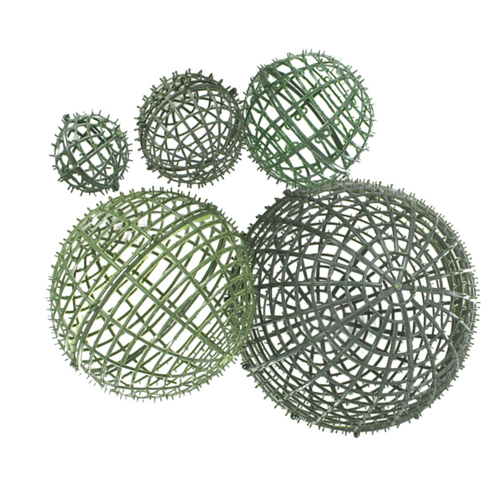 5 Pcs Flower Arrangement Ball Inner Liner Plant Support Frame Cage