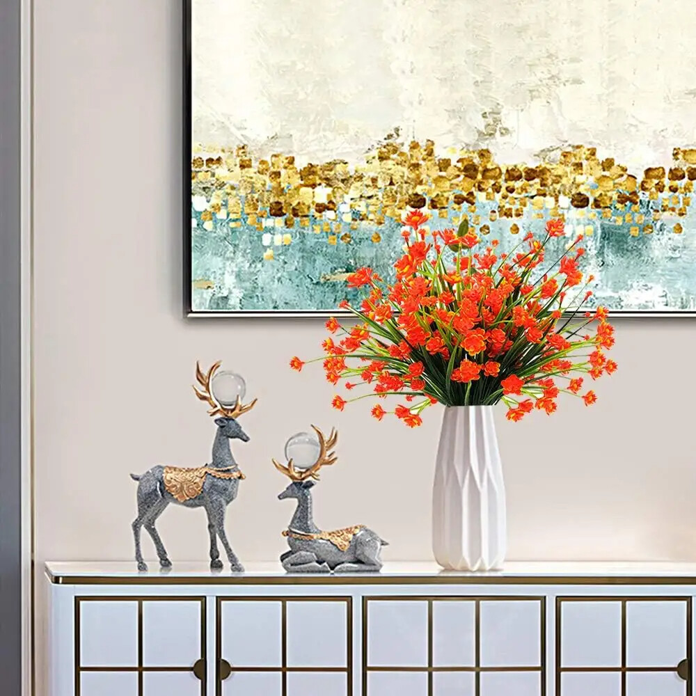 4pcs artificial flowers small Lotus home decoration outdoor floral art