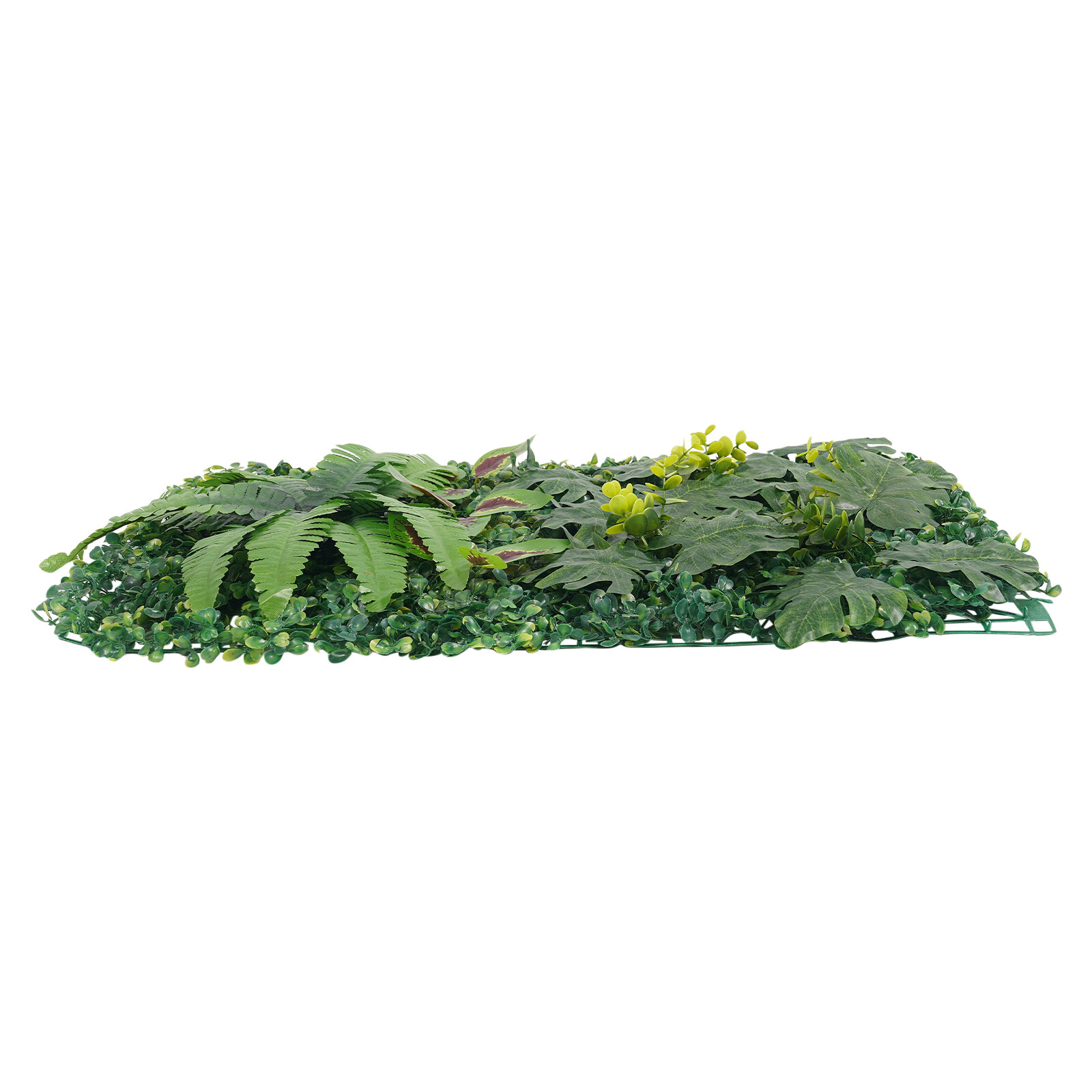 6pcs Artificial Plant Foliage Hedge Grass Mat Greenery Wall Fence Panel Green